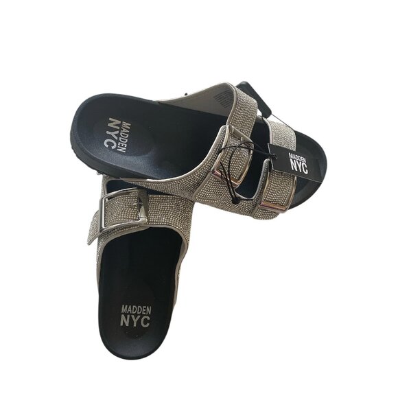 Women's MNYC ELECTRIFY 2 SANDAL, MADDEN NYC, 9, Black, NWT - Picture 6 of 8